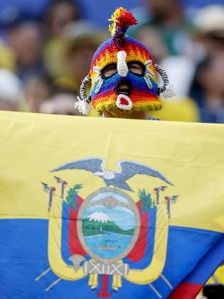 PHILADELPHIA - Ecuador fan prior to the FIFA 2026 World Cup Group E match between Ivory Coast and Ecuador at Philadelphia Stadium on June 15, 2026, in Philadelphia, United States. MAURICE VAN STEEN ANP FIFA World Cup, WM, Weltmeisterschaft, Fussball 2026 2025-2026 xVIxANPxSportx xMauricexvanxSteenxIVx 561028522 originalFilename: 561028522.jpg