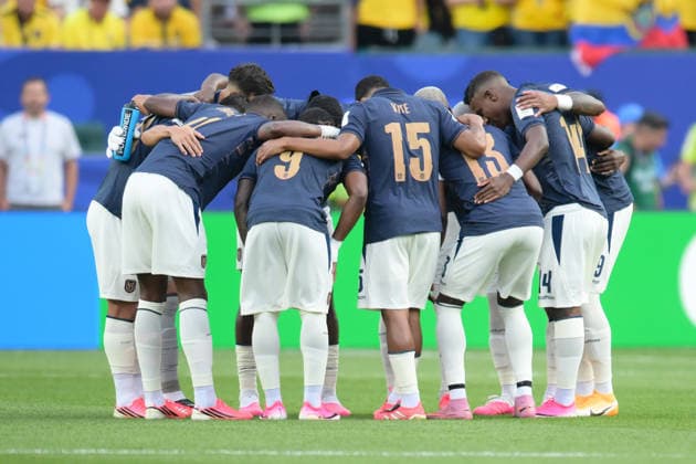 Soccer, World Cup 2026, 20260614, Ivory Coast Ecuador In the picture Ecuador swears in Philadelphia Philadelphia Stadium Pennsylvania United States of America Copyright: Passion2Press MarkusxFischerx