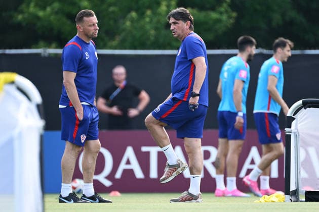 Alexandria, USA, 140626. Croatian players during the training session of the Croatian football national team, Nationalteam in the base camp at Episcopal Highschool during the FIFA World Cup, WM, Weltmeisterschaft, Fussball Photo: Boris Kovacev CROPIX Copyright: xxBorisxKovacevx xCROPIXx croatia_training08-140626