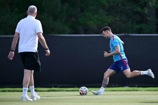 Alexandria, USA, 140626. Croatian player Ivan Perisic during the training session of the Croatian football national team, Nationalteam in the base camp at Episcopal Highschool during the FIFA World Cup, WM, Weltmeisterschaft, Fussball Photo: Boris Kovacev CROPIX Copyright: xxBorisxKovacevx xCROPIXx croatia_training14-140626
