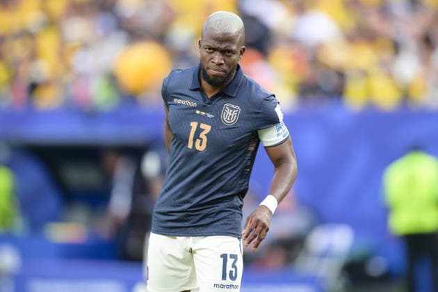 Soccer, World Cup 2026, 20260614, Ivory Coast Ecuador Pictured Enner VALENCIA Ecuador, 13 Philadelphia Philadelphia Stadium Pennsylvania United States of America Copyright: Passion2Press MarkusxFischerx
