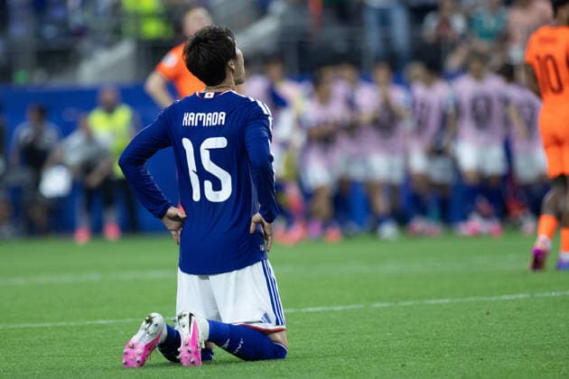 June 14, 2026, Arlington, Texas, USA: Netherlands defender MICKY VAN DE VEN (15) reacts after the 2026 FIFA World Cup, WM, Weltmeisterschaft, Fussball Group F match between the Netherlands and Japan at Dallas Stadium in Arlington, Texas. World Cup 2026: Japan 2:2 The Netherlands  - ZUMAh193 20260614_zsp_h193_070 Copyright: xDanielxMcGregor-Huyerx