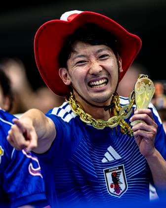 DALLAS supporter of Japan during Netherlands vs Japan at the 2026 World Cup at AT T Stadium on June 14, 2026, in Dallas, United States Photo by Stefan Koops EYE4IMAGES DeFodi Images