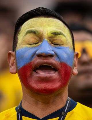 Fan of Ecuador prior to FIFA Men’s World Cup 2026 Group Stage football match between Cote d Ivoire and Ecuador at Philadelphia Stadium, in Philadelphia on June 14th 2026 (Photo by Ricardo Nogueira SPP)  Copyright: xRicardoxNogueira SPPx Sportspressphoto_SPR166810