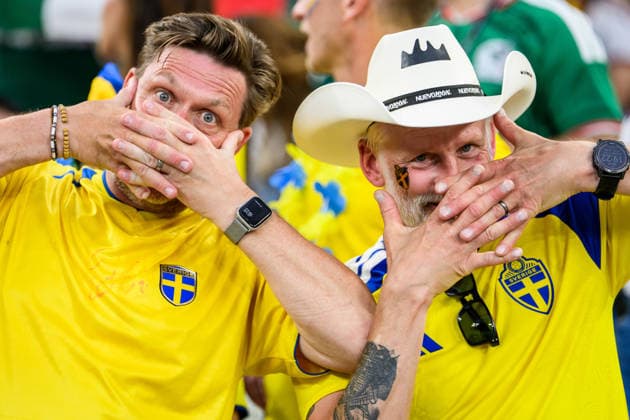 260614 Fans of Sweden ahead of the FIFA World Cup 2026 football match between Sweden and Tunisia on June 14, 2026 in Monterrey Photo Petter Arvidson BILDBYRAN code PA PA1234 bbeng fotboll football soccer fotball vm fotbolls vm fotball vm fotbolls vm 2026 fifa world cup 2026 sverige sweden sverige a tunisien tunisia publik  Copyright: PETTERxARVIDSON BB260614PA141