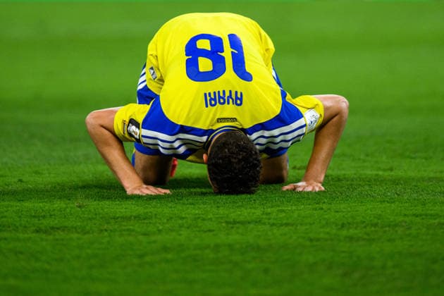 260614 Yasin Ayari of Sweden celebrates after scoring 1 0 during the FIFA World Cup 2026 football match between Sweden and Tunisia on June 14, 2026 in Monterrey Photo Joel Marklund BILDBYRAN kod JM PA1234 bbeng fotboll football soccer fotball vm fotbolls vm fotballs vm fotbolls vm 2026 fifa world cup 2026 sverige sweden sverige a tunisien tunisia jubel  Copyright: JOELxMARKLUND BB260614JM124
