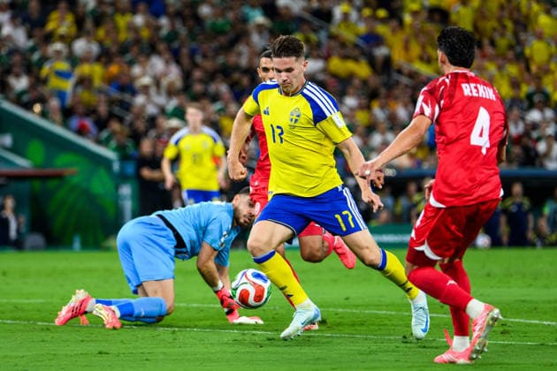 260614 Viktor Gyökeres of Sweden during the FIFA World Cup 2026 football match between Sweden and Tunisia on June 14, 2026 in Monterrey Photo Petter Arvidson BILDBYRAN code PA PA1234 bbeng fotboll football soccer fotball vm fotbolls vm fotball vm fotbolls vm 2026 fifa world cup 2026 sverige sweden sverige a tunisien tunisia bbauto  Copyright: PETTERxARVIDSON BB260614PA159