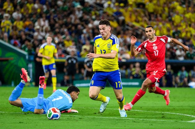 260614 Viktor Gyökeres of Sweden during the FIFA World Cup 2026 football match between Sweden and Tunisia on June 14, 2026 in Monterrey Photo Petter Arvidson BILDBYRAN code PA PA1234 bbeng fotboll football soccer fotball vm fotbolls vm fotball vm fotbolls vm 2026 fifa world cup 2026 sverige sweden sverige a tunisien tunisia bbauto  Copyright: PETTERxARVIDSON BB260614PA160