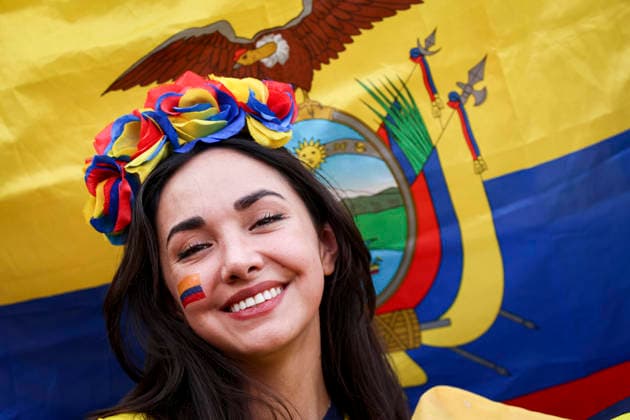 FOOTBALL : Equateur vs Cote d Ivoire - Coupe du monde FIFA 2026 - 14 06 2026 - Stade Lincoln Financial Fiel - Philadelphie Ambiance avec les supporters de l Ã quipe de Equateur  Copyright: xx