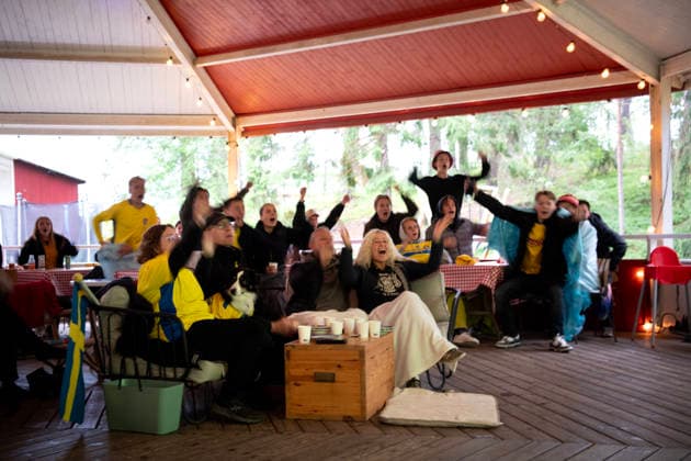 Football, FIFA World Cup 2026, Sweden - Tunisia, Public Viewing in Sweden