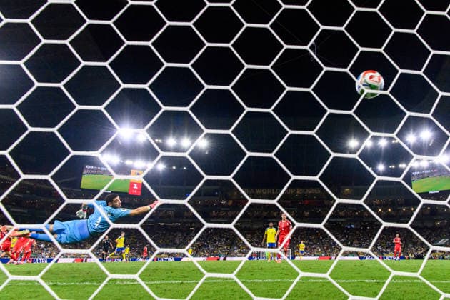 260614 Yasin Ayari of Sweden scores 5 1 on goalkeeper Mouhib Chamakh of Tunisia during the FIFA World Cup 2026 football match between Sweden and Tunisia on June 14, 2026 in Monterrey Photo Petter Arvidson BILDBYRAN kod PA PA1234 bbeng fotboll football soccer fotball vm fotbolls vm fotball vm fotbolls vm 2026 fifa world cup 2026 sverige sweden sverige a tunisien tunisia bbauto  Copyright: PETTERxARVIDSON BB260614PA272
