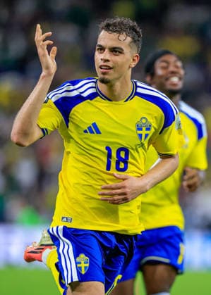 FIFA WORLD CUP 2026 SWEDEN VS TUNISIA FIFA WORLD CUP 2026 SWEDEN VS TUNISIA 14062026 MONTERREY, NUEVO LEON Action photo of Yasin Ayari 18 of Sweden celebrating a goal, during Round 1 Group F game of the FIFA World Cup 2026, held at the Estado Monterrey of Monterrey, Nuevo Leon Action photo of Yasin Ayari 18 of Sweden celebrating a goal, during Round 1 Group F game of the FIFA World Cup 2026, held at the Estadio Monterrey of Monterrey, Nuevo Leon PHOTO BY IMAGENSHOP AGENCIA FOTOGRAFICA MONTERREY NUEVO LEON MEXICO Copyright: xYOALIxMARTINEZx