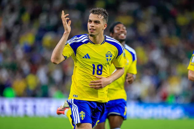 FIFA WORLD CUP 2026 SWEDEN VS TUNISIA FIFA WORLD CUP 2026 SWEDEN VS TUNISIA 14062026 MONTERREY, NUEVO LEON Action photo of Yasin Ayari 18 of Sweden celebrating a goal, during Round 1 Group F game of the FIFA World Cup 2026, held at the Estado Monterrey of Monterrey, Nuevo Leon Action photo of Yasin Ayari 18 of Sweden celebrating a goal, during Round 1 Group F game of the FIFA World Cup 2026, held at the Estadio Monterrey of Monterrey, Nuevo Leon PHOTO BY IMAGENSHOP AGENCIA FOTOGRAFICA MONTERREY NUEVO LEON MEXICO Copyright: xYOALIxMARTINEZx