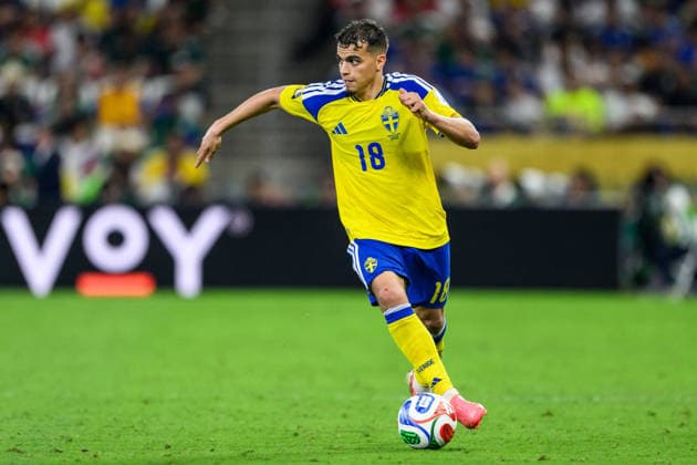 260614 Yasin Ayari of Sweden during the FIFA World Cup 2026 football match between Sweden and Tunisia on June 14, 2026 in Monterrey Photo Petter Arvidson BILDBYRAN code PA PA1234 bbeng fotboll football soccer fotball vm fotbolls vm fotball vm fotbolls vm 2026 fifa world cup 2026 sverige sweden sverige a tunisien tunisia bbauto  Copyright: PETTERxARVIDSON BB260614PA297