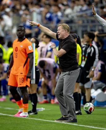 ARLINGTON - Netherlands coach Ronald Koeman during the FIFA 2026 World Cup Group F match between the Netherlands and Japan at Dallas Stadium on June 14, 2026, in Arlington, United States. KOEN VAN WEEL ANP FIFA World Cup, WM, Weltmeisterschaft, Fussball 2026 2026 xVIxANPxSportx xxANPxIVx 561058230 originalFilename: 561058230.jpg