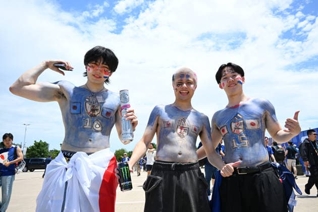 Japan Fans (JPN), JUNE 14, 2026 - Football Soccer : FIFA World Cup, WM, Weltmeisterschaft, Fussball 2026 Group F match between Netherlands 2-2 Japan at Dallas Stadium in Arlington, Texas, USA.  aflo_334490483 KenjiroxMatsuox