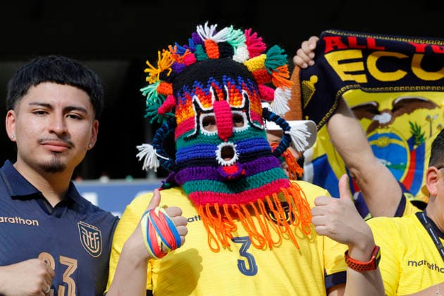 FIFA World Cup, WM, Weltmeisterschaft, Fussball - Ecuador v Ivory Coast Ecuador’s fans during the Soccer World Cup USA 2026 Group E first round game, Ecuador vs Ivory Coast in Lincoln Financial Field, Philadelphia, USA on June 14th 2026. Photo by Henri Szwarc ABACAPRESS.COM Philadelphia United States  Copyright: xSzwarcxHenri ABACAx