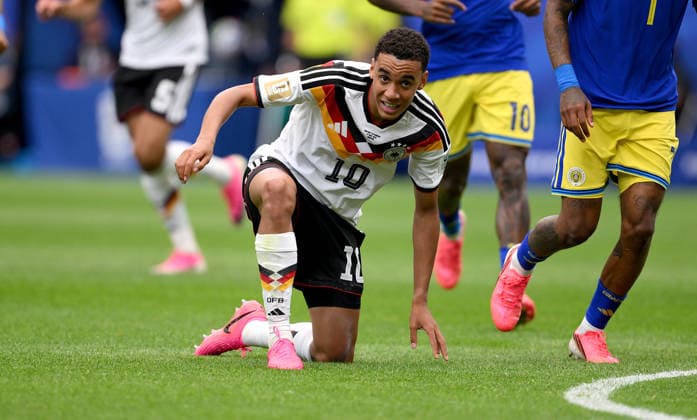 Football FIFA World Cup 2026 Preliminary Round Group E in Houston Germany Curacao 14 06 2026 Jamal Musiala Germany