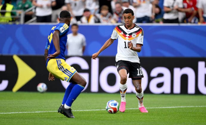 Football FIFA World Cup 2026 Preliminary Round Group E in Houston Germany Curacao 14 06 2026 Jamal Musiala Germany