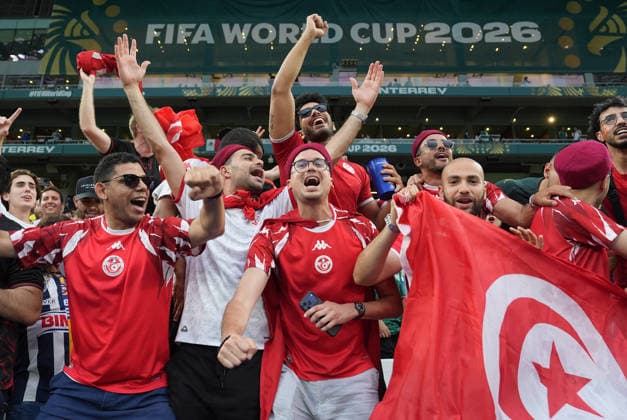 Football, 2026 FIFA World Cup, Tunisia fans – highlights