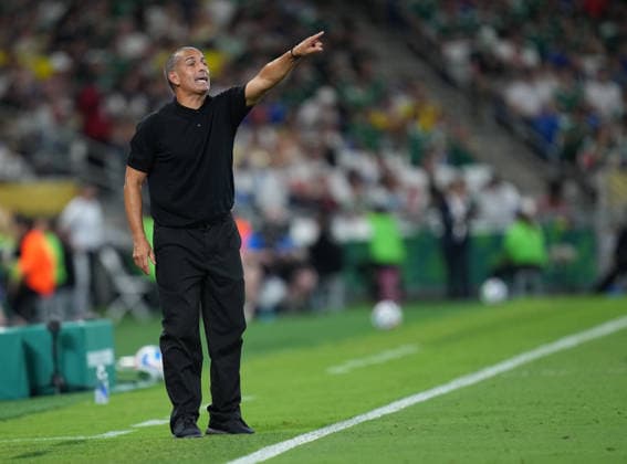 (260615) -- MONTERREY, June 15, 2026 -- Sabri Lamouchi, head coach of Tunisia, instructs during the group F match between Sweden and Tunisia at the 2026 FIFA World Cup, WM, Weltmeisterschaft, Fussball at Estadio Monterrey in Monterrey, Mexico, on June 14, 2026. (Photo by Xinhua) (SP)MEXICO-MONTERREY-FOOTBALL-FIFA WORLD CUP-GROUP F-SWE VS TUN MartinxZabala 