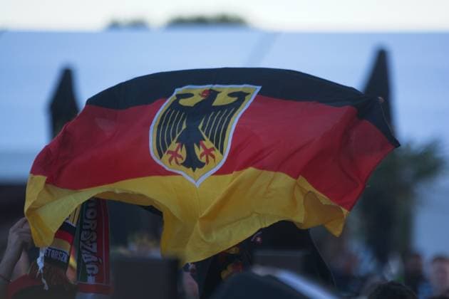 Public View Of German Vs Curacao In Oberhausen Thousands of German football fans gather in front of Rudolf Weber Arena for the public viewing of the 2026 World Cup opening game between Germany and Curacao in Oberhausen, Germany, on June 14, 2026. Oberhausen Germany  Copyright: xYingxTangx originalFilename:tang-wmgerman260520_npUmj.jpg