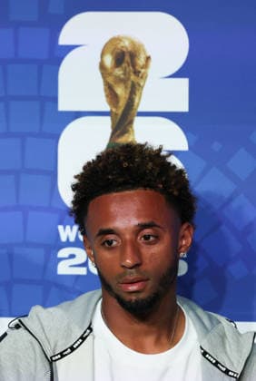 (260615) -- ATLANTA, June 15, 2026 -- Ryan Mendes of Cape Verde attends a press conference, PK, Pressekonferenz ahead of Group H match between Spain and Cape Verde at the FIFA World Cup, WM, Weltmeisterschaft, Fussball 2026 at Atlanta Stadium in Atlanta, the United States, June 14, 2026. ) (SP)U.S.-ATLANTA-FOOTBALL-FIFA WORLD CUP-PRESS CONFERENCE-CAPE VERDE WangxKaiyan 