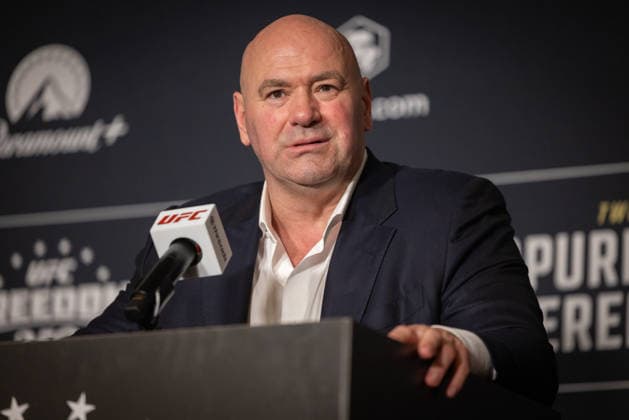 UFC Freedom 250 Post-Fight press conference, PK, Pressekonferenz WASHINGTON, DC - JUNE 15: Dana White speaks during a press conference with fight winners following UFC Freedom 250 at the JW Marriott in Washington, DC on June 15, 2026. Nathan Posner Anadolu Washington United States. Editorial use only. Please get in touch for any other usage.  Copyright: x2026xAnadoluxNathanxPosnerx