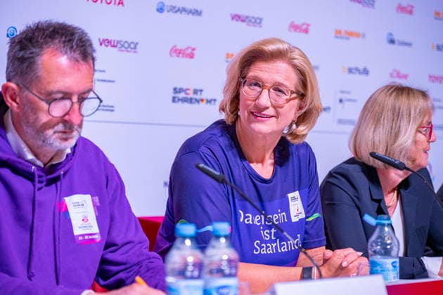 Special Olympics, National Games in Saarbrücken, press conference