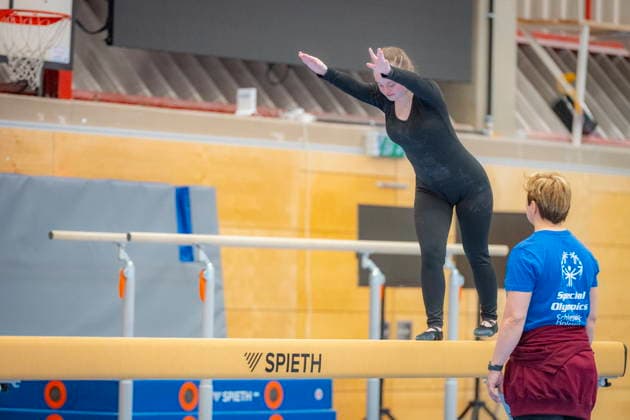 The Special Olympics National Games start on Monday 15 6 2026 in Saarland The free training sessions for gymnasts in rhythmic gymnastics and apparatus gymnastics start in the Kreisspoethalle Dillingen bub