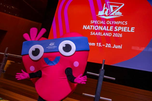 The Special Olympics National Games start on Monday 15 6 2026 in Saarland Minister-President Anke Rehlinger at the start press conference in Saarbrücken bub