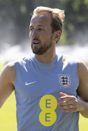 Englands first training session Kansas 14.06.2026 FIFA World Cup, WM, Weltmeisterschaft, Fussball 2026 .The England team arrive at their base camp hotel in Kansas .Englands first training session at their new home from home, Swope soccer village, Kansas..Harry Kane  Copyright: xDarrenxFletcherx NINTCHDBPICT001088437090
