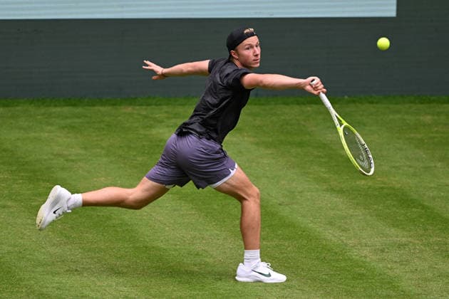 Max SCHOENHAUS GER 15 06 2026 ¢ Tennis ¢ TERRA WORTMANN OPEN ¢ ATP 500, heristo arena Halle Westfalen , TERRA WORTMANN OPEN, NRW Germany Copyright: xpepphotox xHorstxMauelshagenx pep00321, pep_20260615_hm_372695