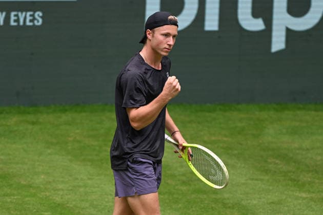 Max SCHOENHAUS GER 15 06 2026 ¢ Tennis ¢ TERRA WORTMANN OPEN ¢ ATP 500, heristo arena Halle Westfalen , TERRA WORTMANN OPEN, NRW Germany Copyright: xpepphotox xHorstxMauelshagenx pep00321, pep_20260615_hm_372704