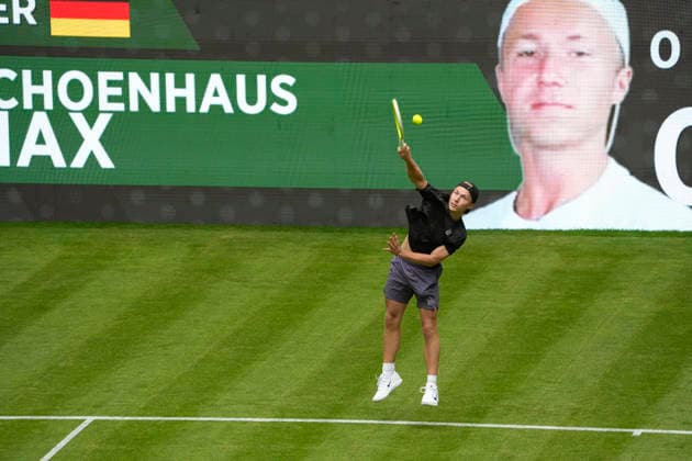 photo Max Schoenhaus GER Tennis Tournament Terra Wortmann Cup first round at Gerry Weber Sportpark Heristo Arena in Halle Westfalen on Mon 15 06 2026