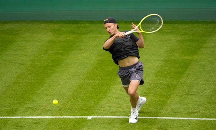 photo Max Schoenhaus GER Tennis Tournament Terra Wortmann Cup first round at Gerry Weber Sportpark Heristo Arena in Halle Westfalen on Mon 15 06 2026
