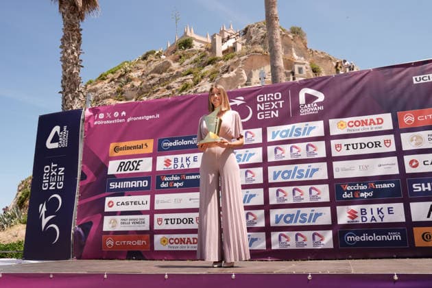 The trophy during Stage 2 of the Giro Next Gen 2026, from Tropea to Crotone, Italy, Monday, June 15, 2026.  Copyright: xMassimoxPaolone LaPressex