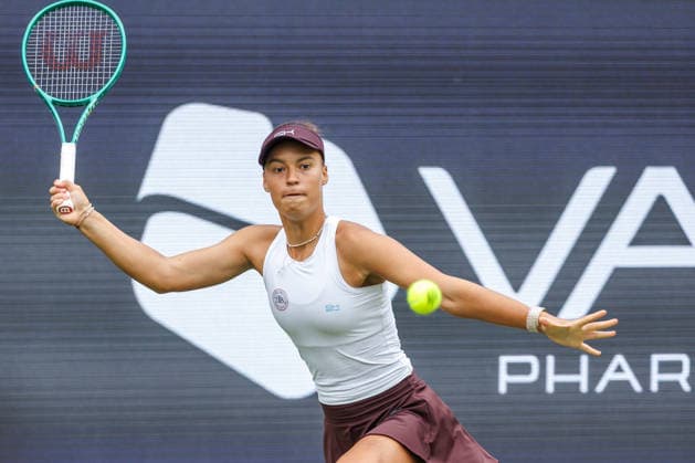 Berlin, 15 06 26, Tennis VANDA Pharmaceuticals BERLIN TENNIS OPEN 2026 at Steffi Graf Stadium Women, Singles, T J Brockmann GER vs 11 A Parks USA Tessa Johanna Brockmann Germany returns a ball VANDA Pharmaceuticals BERLIN TENNIS OPEN 2026