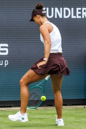 Berlin, 15 06 26, Tennis VANDA Pharmaceuticals BERLIN TENNIS OPEN 2026 at Steffi Graf Stadium Women, Singles, T J Brockmann GER vs 11 A Parks USA Tessa Johanna Brockmann Germany returns a ball VANDA Pharmaceuticals BERLIN TENNIS OPEN 2026