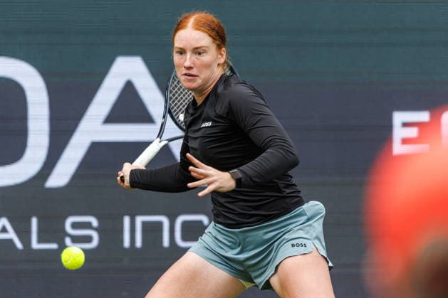 Berlin, 15 06 26, Tennis VANDA Pharmaceuticals BERLIN TENNIS OPEN 2026 at Steffi Graf Stadium Women, Singles, Diane Parry FRA vs Ella Seidel GER Ella Seidel returns a ball VANDA Pharmaceuticals BERLIN TENNIS OPEN 2026