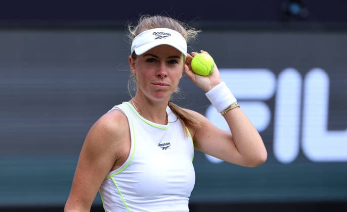 Magdalena Frech POL Action Upper Body Sport VANDA Pharmaceuticals Berlin Tennis Open Women 15 06 2026