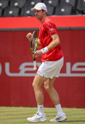 Botic Van de Zandschulp of Holland celebrates HSBC Queen s Club Championships, Day Ten, Tennis, Queen s Club, West Kensington, London, UK - 15 Jun 2026London Queen s Club United Kingdom  Copyright: xEllaxLing Shutterstockx 16924336a