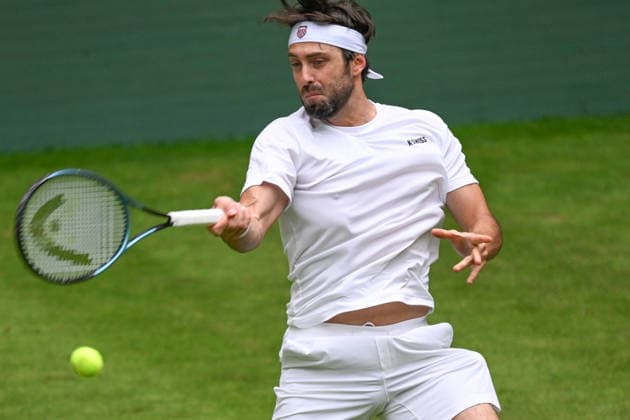 Nikoloz Basilashvili GEO June 15, 2026 ¢ Tennis ¢ TERRA WORTMANN OPEN ¢ ATP 500, Heristo Arena, Westfalenhalle, TERRA WORTMANN OPEN, North Rhine-Westphalia, Germany,detected_source_language Copyright: xpepphotox xHorstxMauelshagenx pep00321, pep_20260615_hm_373061