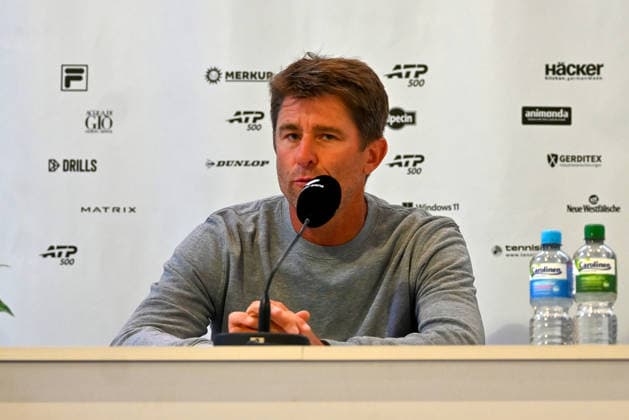 Michael Kohlmann (GER), Davis Cup captain, during a press conference at the TERRA WORTMANN Open 2026, Tennis, ATP, Mens 500, Tournament, Main Draw, June 15, 2026, TERRA WORTMANN Open 2026, Tennis, ATP, Mens 500, Tournament, Main Draw, June 15, 2026, Indoor,detected_source_language Copyright: xEibner-Pressefoto RobertxGertzenx EP_RGN