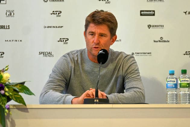 Michael Kohlmann (GER), Davis Cup captain, during a press conference at the TERRA WORTMANN Open 2026, Tennis, ATP, Mens 500, Tournament, Main Draw, June 15, 2026, TERRA WORTMANN Open 2026, Tennis, ATP, Mens 500, Tournament, Main Draw, June 15, 2026, Indoor,detected_source_language Copyright: xEibner-Pressefoto RobertxGertzenx EP_RGN