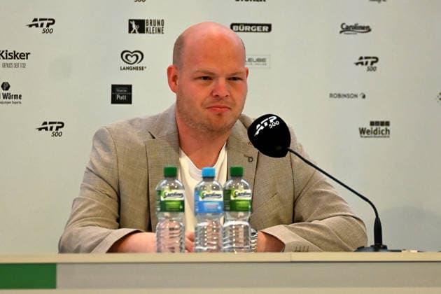 Sven Wortmann, managing partner of heristo arena, during a press conference at the TERRA WORTMANN Open 2026, Tennis, ATP, Mens 500, Tournament, Main Draw, June 15, 2026, TERRA WORTMANN Open 2026, Tennis, ATP, Mens 500, Tournament, Main Draw, June 15, 2026, Indoor,detected_source_language Copyright: xEibner-Pressefoto RobertxGertzenx EP_RGN