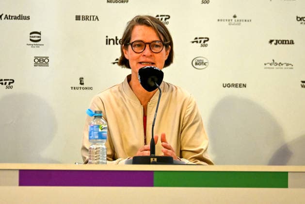 Veronika Ruecker (GER), DTB Board Member, during a press conference at the TERRA WORTMANN Open 2026, Tennis, ATP, Mens 500, Tournament, Main Draw, June 15, 2026, TERRA WORTMANN Open 2026, Tennis, ATP, Mens 500, Tournament, Main Draw, June 15, 2026, Indoor,detected_source_language Copyright: xEibner-Pressefoto RobertxGertzenx EP_RGN