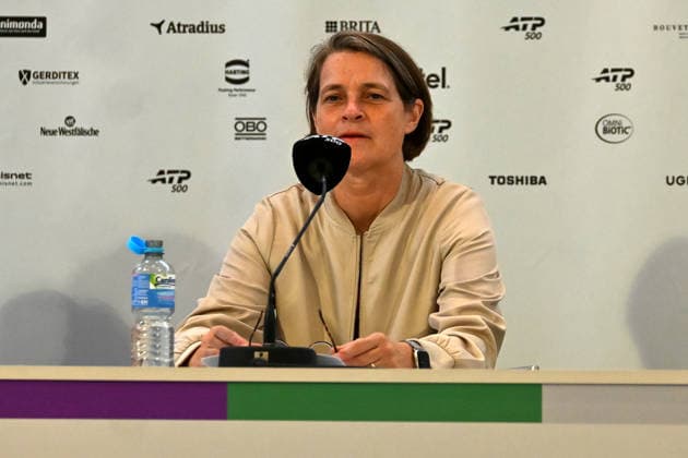 Veronika Ruecker (GER), DTB Board Member, during a press conference at the TERRA WORTMANN Open 2026, Tennis, ATP, Mens 500, Tournament, Main Draw, June 15, 2026, TERRA WORTMANN Open 2026, Tennis, ATP, Mens 500, Tournament, Main Draw, June 15, 2026, Indoor,detected_source_language Copyright: xEibner-Pressefoto RobertxGertzenx EP_RGN