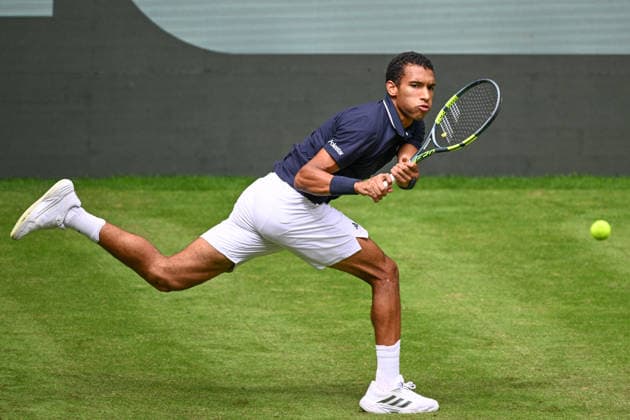 Felix Auger-Aliassime CAN 06 15 2026 ¢ Tennis ¢ TERRA WORTMANN OPEN ¢ ATP 500, heristo arena Halle Westfalen, TERRA WORTMANN OPEN, North Rhine-Westphalia, Germany,detected_source_language Copyright: xpepphotox xHorstxMauelshagenx pep00321, pep_20260615_hm_373291