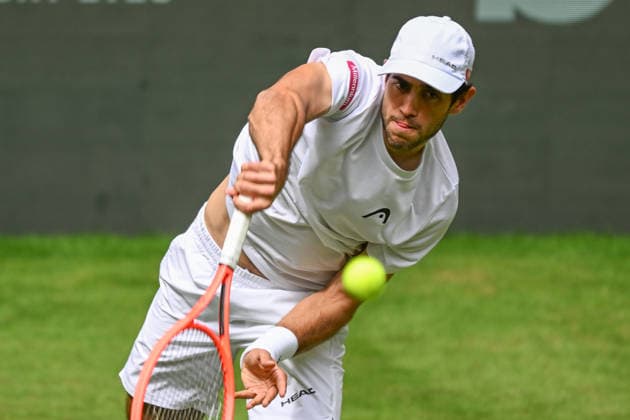 Nuno BORGES POR 06 15 2026 ¢ Tennis ¢ TERRA WORTMANN OPEN ¢ ATP 500, heristo arena Halle Westfalen, TERRA WORTMANN OPEN, North Rhine-Westphalia, Germany,detected_source_language Copyright: xpepphotox xHorstxMauelshagenx pep00321, pep_20260615_hm_373433